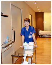 看護部入院看護科 小早川希さん